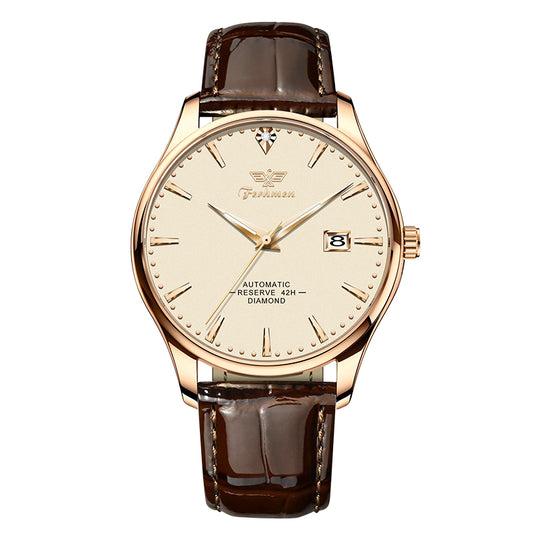 Ferhmen 500‑1 Men's Rose Gold Quartz Watch