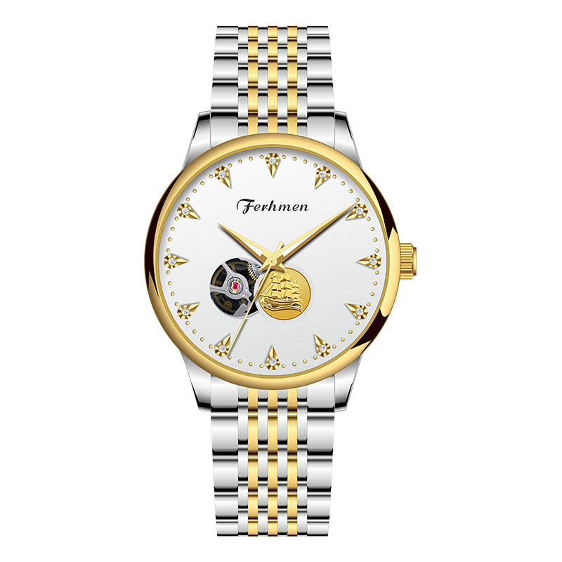 Ferhmen 8080 Men's Mechanical Tourbillon Watch