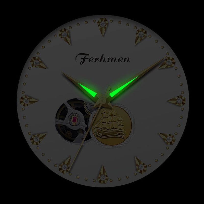 Ferhmen 8080 Men's Mechanical Tourbillon Watch